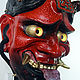  Master of Pussy RED DEMON. Маски интерьерные. Yomukai. Ярмарка Мастеров.  Фото №4