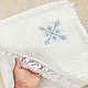 Крестильное полотенце кружевное. Полотенце на крещение именное, Крестильное полотенце, Москва,  Фото №1