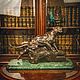 Винтаж: Скульптура «Ревущий тигр», Франция, Thomas Cartier, Скульптуры винтажные, Москва,  Фото №1