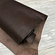Vacchetta Smooth Dark Chokolade (1,3-1,5 мм), цв. Т.корич., кожа. Кожа. Prima Pelle (Марина). Ярмарка Мастеров.  Фото №4