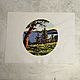 Cross-stitch Lake in a pine forest. Pictures. Embroidery by Alena. My Livemaster. Фото №5