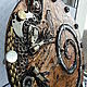 Часы настенные Ящерица в стиле стимпанк ( Steampunk ). Часы классические. Марина (Ma_rina). Ярмарка Мастеров.  Фото №4