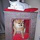 House for dogs and cats to order in the desired color and size. Pet House. Workshop for dogs and cats. My Livemaster. Фото №6