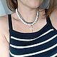 Колье трансформер из магнезита массивное. Аксессуары для питомцев. A23-jewelry-. Ярмарка Мастеров.  Фото №6