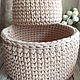 Knitted baskets, a set of baskets for the interior. Basket. Lace Shawl by Olga. My Livemaster. Фото №6