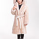 Order Mouton coat with belt. Kids fur coat. Livemaster. . Fur Coats Фото №3