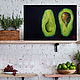 Order Avocado oil painting fruit painting custom made. Colibri Art - Oil Painting. Livemaster. . Pictures Фото №3