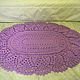 Rug crochet oval of cord, a Bunch of grapes. Carpets. knitted handmade rugs (kovrik-makrame). My Livemaster. Фото №6