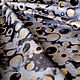 Genuine leather Grey with bronze circles 0,55 mm, Leather, Ankara,  Фото №1