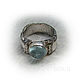 Silver ring with aquamarine. Ring. BOR.N | avtorskoe serebro. Online shopping on My Livemaster.  Фото №2
