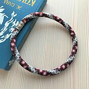 Украшения handmade. Livemaster - original item Bead harness Lozenges with gradient Necklace made of Japanese beads. Handmade.
