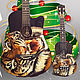 Гитара с инд.принтом (на ЗАКАЗ) от 2 дней. Гитары. Guitar & Ukulele art Studio. Ярмарка Мастеров.  Фото №5