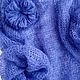 Паутинка Nicol с хомутом из мохера на шёлке в синем цвете. Джемперы. pautinka.tint. Ярмарка Мастеров.  Фото №4