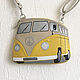 Сумка Автобус Volkswagen T1. Классическая сумка. KrukruStudio. Ярмарка Мастеров.  Фото №6