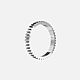 Кольцо простое архитектурное из серебра 3 мм. Кольца. BOHOANN. Ярмарка Мастеров.  Фото №5