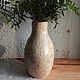 Ваза керамическая бежевая с эффектом кракле. Вазы. Dar.ceramica (daria-rasputina). Ярмарка Мастеров.  Фото №5