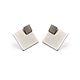 Серебряные серьги джекеты Double Square. Серьги-джекеты. Bismarckshop. Ярмарка Мастеров.  Фото №4