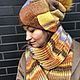 Hat and scarf color autumn. Caps. irinamakatukha (IrinaMakatukha). My Livemaster. Фото №6
