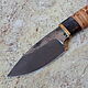 Knife 'Aztec' h12mf birch bark stab.karelka. Knives. Artesaos e Fortuna. My Livemaster. Фото №4