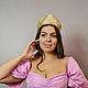tiaras: Mini headdress of Golden feathers. Tiaras. Novozhilova Hats. My Livemaster. Фото №4