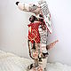 Textile Dachshund dog toy made of linen. Stuffed Toys. CozyGnomes. Online shopping on My Livemaster.  Фото №2