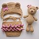 Set 'bear with toy', Baby Clothing Sets, Moscow,  Фото №1