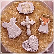 Сувениры и подарки handmade. Livemaster - original item Set of cakes for a Baptism. Handmade.