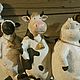 Статуэтка веселое трио домашних животных танцующих кан-кан. Статуэтки. Лавка старьёвщика Пыльные полки. Ярмарка Мастеров.  Фото №4