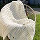  Comfy white. Пледы. Комфи (Ольга). Ярмарка Мастеров.  Фото №9