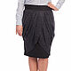 Order Black tulip skirt with draperies. Tolkoyubki. Livemaster. . Skirts Фото №3