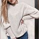 Заказать Свитер oversize с кокеткой из 100% Итальянской альпаки. Knitochka.Style. Ярмарка Мастеров. . Свитеры Фото №3