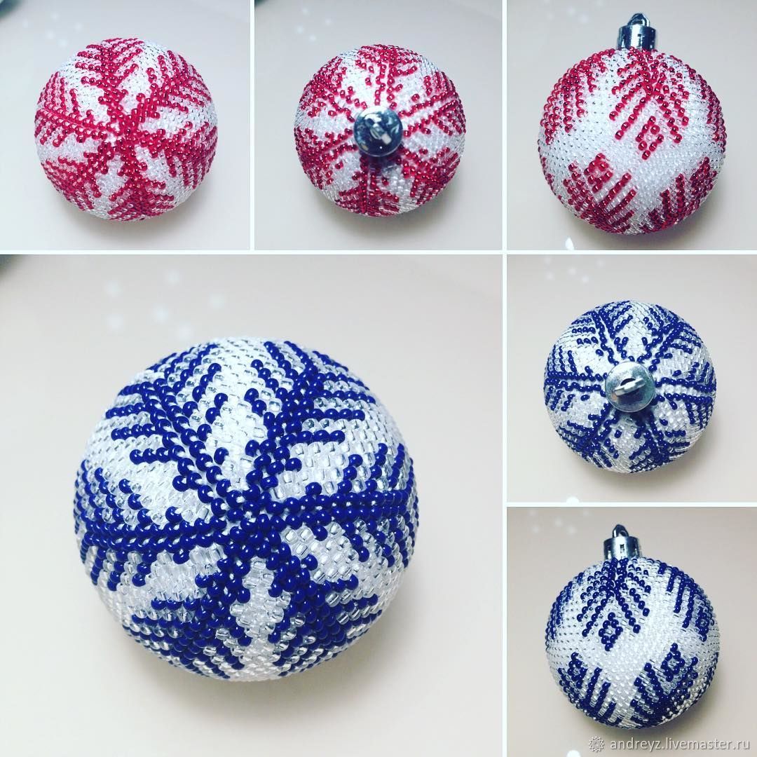 Плетение бисером новогодних шаров. Елочные шары из бисера схемы. Елочные шары обвязанные бисером. Елочный шар из бисера крючком. Бисерные новогодние шары.