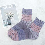 Аксессуары handmade. Livemaster - original item Handmade knitted silk socks p. 36-37. Handmade.