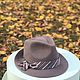 Шляпа Федора. Шляпы. Lagutina Millinery. Интернет-магазин Ярмарка Мастеров.  Фото №2