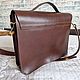 Классический портфель мессенджер. Портфель. ALEX FLAIR • leather goods. Ярмарка Мастеров.  Фото №4