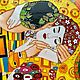 Stained glass painting 'Kiss' based on G. Klimt. Pictures. Stasy Maru. My Livemaster. Фото №5
