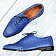 Classic men's oxfords, made of genuine ostrich leather. Oxfords. SHOES&BAGS. My Livemaster. Фото №5