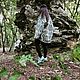 Заказать Куртка- кимоно утепленная двусторонняя oversize. LernerWitchCraft. Ярмарка Мастеров. . Куртки Фото №3