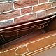Деловой портфель из натуральной кожи. Ручная работа. Портфель. Slav-Leather. Handmade. Интернет-магазин Ярмарка Мастеров.  Фото №2