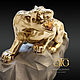 Golden statuette sculpture leopard. 585 sample, Figurine, Moscow,  Фото №1