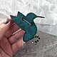 A Hummingbird pin brooch is a gift for a girl on March 8. Brooches. biser-Mily. My Livemaster. Фото №4