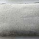 Linen pillow with flax fiber filler 'Linen dreams'. Pillow. Mochalka.. My Livemaster. Фото №4
