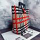 Сумка из бусин в стиле Берберри. Классическая сумка. KSetovna Beads. Интернет-магазин Ярмарка Мастеров.  Фото №2