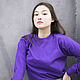  Фиолетовый лонгслив, Лонгсливы, Москва,  Фото №1
