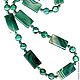 Very long bead necklace green natural stone malachite, chrysoprase, amazo. Necklace. Jewerly Perls Shop Azazu-ru. Online shopping on My Livemaster.  Фото №2