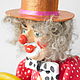 Author's doll is a CLOWN. Dolls. Dolls Tenchurinoi Eugenii. My Livemaster. Фото №4