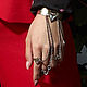 Slave bracelet with 4 rings with Swarovski. Wide bracelet, Slave bracelet, Khabarovsk,  Фото №1