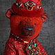 Красная Москва - плюшевый медведь, Мишки Тедди, Новосибирск,  Фото №1