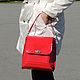 Order  Bag backpack women's leather red Alice Mod.SR53-791. Natalia Kalinovskaya. Livemaster. . Backpacks Фото №3