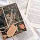 Книжная закладка с перьями и натуральными камнями. Закладки. Personal Bookmark. Ярмарка Мастеров.  Фото №6